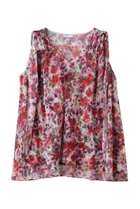 【その他のブランド/Other】のフラワー柄 ショルダーリボン ブラウス 人気、トレンドファッション・服の通販 founy(ファニー) ファッション Fashion レディースファッション Fashion for Women トップス・カットソー Cut & Sew Tops シャツ・ブラウス・オフィスカジュアル Elegant Blouses & Button-Ups おすすめ Recommended / Our Picks イタリア Italy コレクション Collection, Seasonal Line シャーリング Shirring, Ruched ショルダー Shoulder, Shoulder Strap ショート Short, Short Length スリーブ Sleeve, Long Sleeve / Short Sleeve ティアード Tiered, Tiered Style デコルテ Décolleté, Neckline ドレープ Drape, Draping Fabric フラワー Flower, Floral プリント Print, Printed Pattern リボン Ribbon, Bow 新作・新入荷 New Arrivals / New In thumbnail パープル|ID: prp329100004942648 ipo3291000000037096666