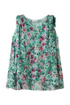 【その他のブランド/Other】のフラワー柄 ショルダーリボン ブラウス 人気、トレンドファッション・服の通販 founy(ファニー) ファッション Fashion レディースファッション Fashion for Women トップス・カットソー Cut & Sew Tops シャツ・ブラウス・オフィスカジュアル Elegant Blouses & Button-Ups おすすめ Recommended / Our Picks イタリア Italy コレクション Collection, Seasonal Line シャーリング Shirring, Ruched ショルダー Shoulder, Shoulder Strap ショート Short, Short Length スリーブ Sleeve, Long Sleeve / Short Sleeve ティアード Tiered, Tiered Style デコルテ Décolleté, Neckline ドレープ Drape, Draping Fabric フラワー Flower, Floral プリント Print, Printed Pattern リボン Ribbon, Bow 新作・新入荷 New Arrivals / New In thumbnail グリーン|ID: prp329100004942648 ipo3291000000037096667