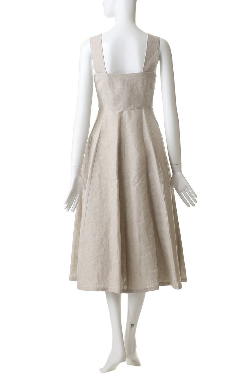 【その他のブランド/Other】のリネン ZIPワンピース 人気、トレンドファッション・服の通販 founy(ファニー) 　ファッション　Fashion　レディースファッション　Fashion for Women　ワンピース　Dresses　チュニック　Tunic Tops & Dresses　カットソー　Cut and Sewn Top　チュニック　Tunic, Long Top　フィット　Fit, Slim Fit　フレア　Flare, Flared　フロント　Front, Front Design　メタル　Metal, Metal Parts　リネン　Linen, Linen Fabric　ロング　Long, Long-Length　新作・新入荷　New Arrivals / New In　other-4|ID: prp329100004942650 ipo3291000000037096687