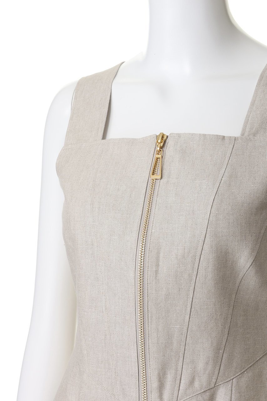 【その他のブランド/Other】のリネン ZIPワンピース 人気、トレンドファッション・服の通販 founy(ファニー) 　ファッション　Fashion　レディースファッション　Fashion for Women　ワンピース　Dresses　チュニック　Tunic Tops & Dresses　カットソー　Cut and Sewn Top　チュニック　Tunic, Long Top　フィット　Fit, Slim Fit　フレア　Flare, Flared　フロント　Front, Front Design　メタル　Metal, Metal Parts　リネン　Linen, Linen Fabric　ロング　Long, Long-Length　新作・新入荷　New Arrivals / New In　other-5|ID: prp329100004942650 ipo3291000000037096688