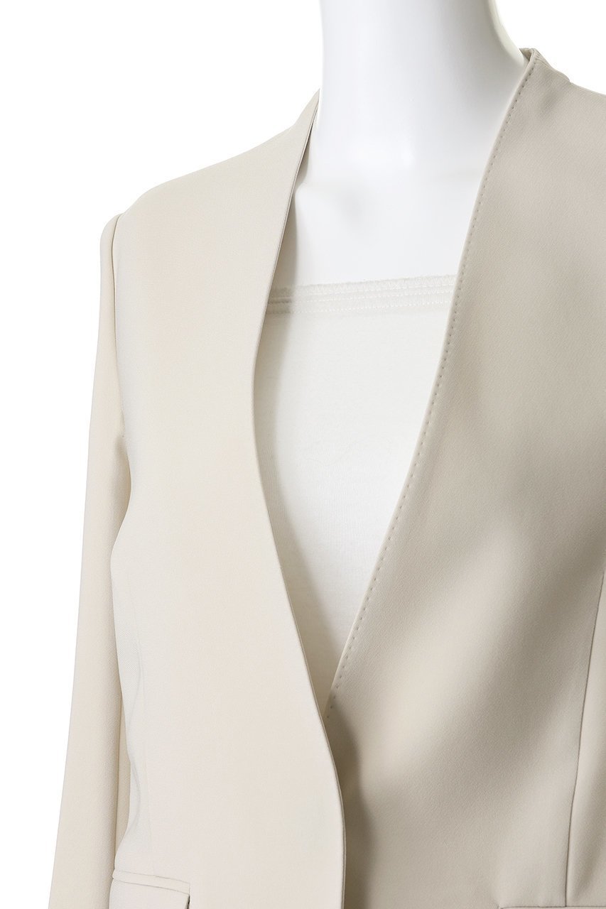 【その他のブランド/Other】の【CYCLAS】ダブルクロス Vネックジャケット 人気、トレンドファッション・服の通販 founy(ファニー) 　ファッション　Fashion　レディースファッション　Fashion for Women　アウター　Coat / Outerwear Collection　レディースジャケット・軽アウター　Jackets　インナー　Innerwear　ショルダー　Shoulder, Shoulder Strap　シンプル　Simple, Minimal　ジャケット　Jacket, Outerwear　ダブル　Double, Double-Breasted　ドロップ　Drop Shoulder, Dropped Style　ポケット　Pocket, Pocket Detail　モダン　Modern, Contemporary　エレガント 上品　Elegant　定番　Standard, Basic Item　新作・新入荷　New Arrivals / New In　other-5|ID: prp329100004942653 ipo3291000000037096712