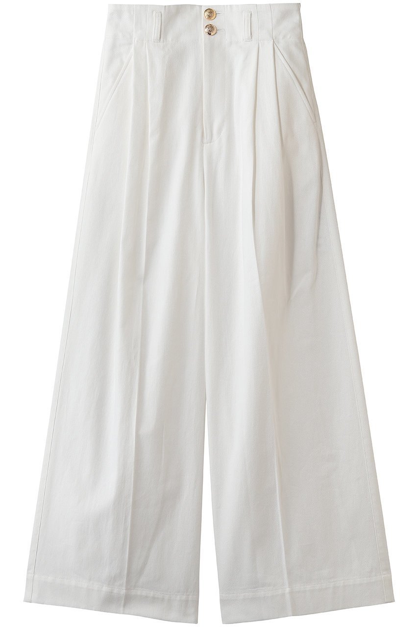 【その他のブランド/Other】のデニムワイドパンツ 人気、トレンドファッション・服の通販 founy(ファニー) 　ファッション　Fashion　レディースファッション　Fashion for Women　パンツ　Pants & Trousers　デニムパンツ・ジーンズ・美脚デニム　Denim Jeans & Pants　エレガント 上品　Elegant　センター　Center, Center Line　デニム　Denim, Jeans Material　フロント　Front, Front Design　メタル　Metal, Metal Parts　ワイド　Wide, Wide Fit　ワーク　Workwear, Utility Style　新作・新入荷　New Arrivals / New In　 other-1|ID: prp329100004942654 ipo3291000000037096715