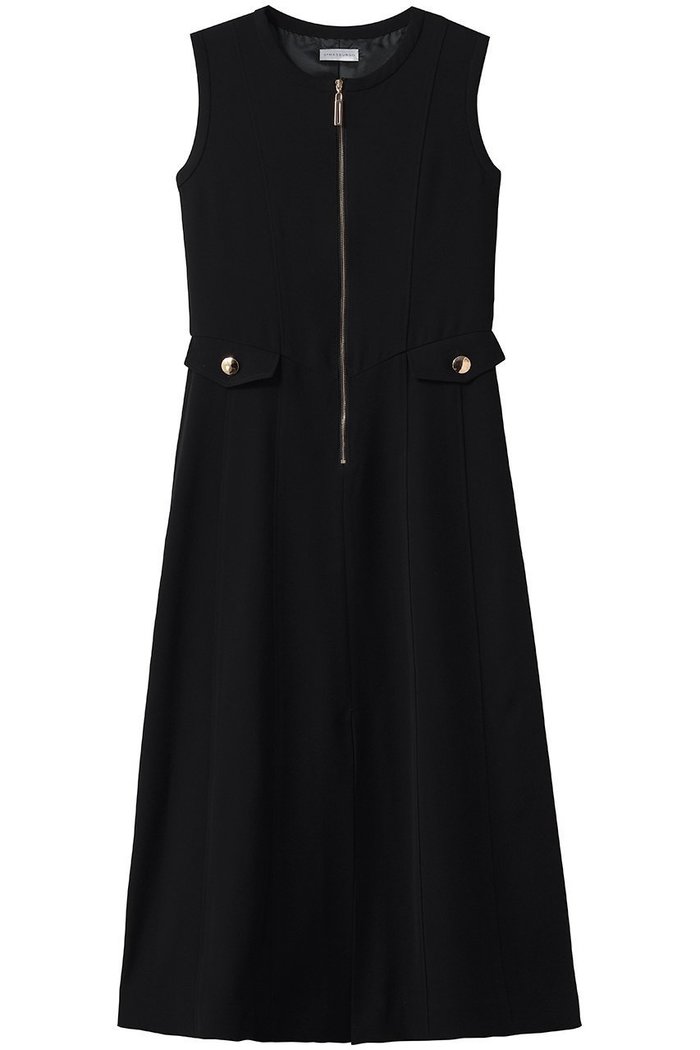 【ストラスブルゴ/STRASBURGO】のジョーゼット ノースリーブワンピース インテリア・キッズ・メンズ・レディースファッション・服の通販 founy(ファニー) https://founy.com/ ファッション Fashion レディースファッション Fashion for Women ワンピース Dresses チュニック Tunic Tops & Dresses コンパクト Compact, Small Size シンプル Simple, Minimal ジョーゼット Georgette, Semi-Sheer Fabric スリット Slit, Slit Detail チュニック Tunic, Long Top デコルテ Décolleté, Neckline トレンド Trend, Trending Now ドレープ Drape, Draping Fabric ノースリーブ Sleeveless, No-Sleeve フロント Front, Front Design ポケット Pocket, Pocket Detail メタル Metal, Metal Parts ロング Long, Long-Length 新作・新入荷 New Arrivals / New In |ID: prp329100004942656 ipo3291000000037096729