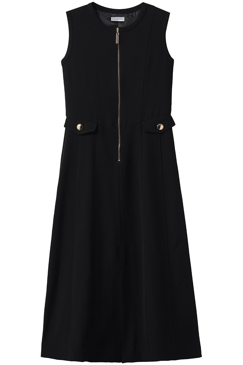 【その他のブランド/Other】のジョーゼット ノースリーブワンピース 人気、トレンドファッション・服の通販 founy(ファニー) 　ファッション　Fashion　レディースファッション　Fashion for Women　ワンピース　Dresses　チュニック　Tunic Tops & Dresses　コンパクト　Compact, Small Size　シンプル　Simple, Minimal　ジョーゼット　Georgette, Semi-Sheer Fabric　スリット　Slit, Slit Detail　チュニック　Tunic, Long Top　デコルテ　Décolleté, Neckline　トレンド　Trend, Trending Now　ドレープ　Drape, Draping Fabric　ノースリーブ　Sleeveless, No-Sleeve　フロント　Front, Front Design　ポケット　Pocket, Pocket Detail　メタル　Metal, Metal Parts　ロング　Long, Long-Length　新作・新入荷　New Arrivals / New In　 other-1|ID: prp329100004942656 ipo3291000000037096729