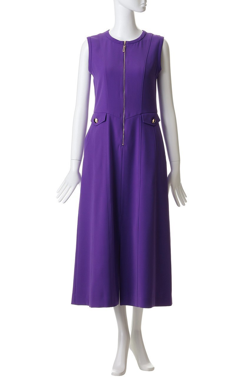 【その他のブランド/Other】のジョーゼット ノースリーブワンピース 人気、トレンドファッション・服の通販 founy(ファニー) 　ファッション　Fashion　レディースファッション　Fashion for Women　ワンピース　Dresses　チュニック　Tunic Tops & Dresses　コンパクト　Compact, Small Size　シンプル　Simple, Minimal　ジョーゼット　Georgette, Semi-Sheer Fabric　スリット　Slit, Slit Detail　チュニック　Tunic, Long Top　デコルテ　Décolleté, Neckline　トレンド　Trend, Trending Now　ドレープ　Drape, Draping Fabric　ノースリーブ　Sleeveless, No-Sleeve　フロント　Front, Front Design　ポケット　Pocket, Pocket Detail　メタル　Metal, Metal Parts　ロング　Long, Long-Length　新作・新入荷　New Arrivals / New In　other-2|ID: prp329100004942656 ipo3291000000037096732