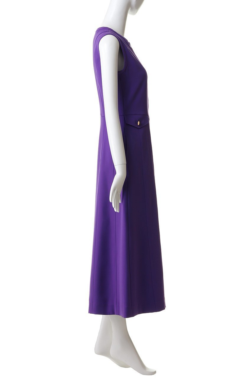 【その他のブランド/Other】のジョーゼット ノースリーブワンピース 人気、トレンドファッション・服の通販 founy(ファニー) 　ファッション　Fashion　レディースファッション　Fashion for Women　ワンピース　Dresses　チュニック　Tunic Tops & Dresses　コンパクト　Compact, Small Size　シンプル　Simple, Minimal　ジョーゼット　Georgette, Semi-Sheer Fabric　スリット　Slit, Slit Detail　チュニック　Tunic, Long Top　デコルテ　Décolleté, Neckline　トレンド　Trend, Trending Now　ドレープ　Drape, Draping Fabric　ノースリーブ　Sleeveless, No-Sleeve　フロント　Front, Front Design　ポケット　Pocket, Pocket Detail　メタル　Metal, Metal Parts　ロング　Long, Long-Length　新作・新入荷　New Arrivals / New In　other-3|ID: prp329100004942656 ipo3291000000037096733