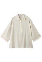 【その他のブランド/Other】のバックサテンジョーゼットフロントメタルファスナー襟付きプルオーバー 人気、トレンドファッション・服の通販 founy(ファニー) ファッション Fashion レディースファッション Fashion for Women トップス・カットソー Cut & Sew Tops シャツ・ブラウス・オフィスカジュアル Elegant Blouses & Button-Ups カジュアルプルオーバー・ニットトップス Pullovers & Knit Tops / Casual Pullovers バッグ Bags ショート Short, Short Length ストレッチ Stretch, Stretchy Fabric スリーブ Sleeve, Long Sleeve / Short Sleeve フロント Front, Front Design 新作・新入荷 New Arrivals / New In thumbnail ホワイト|ID: prp329100004942657 ipo3291000000037096740