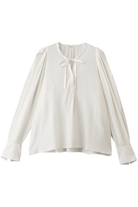 【ストラスブルゴ/STRASBURGO】 【CYCLAS】シルク ギャザーブラウス人気、トレンドファッション・服の通販 founy(ファニー) ファッション Fashion レディースファッション Fashion for Women トップス・カットソー Cut & Sew Tops シャツ・ブラウス・オフィスカジュアル Elegant Blouses & Button-Ups おすすめ Recommended / Our Picks インナー Innerwear オケージョン Occasion Wear ギャザー Gathered, Ruffled クラシック Classic, Timeless Style コンパクト Compact, Small Size シルク Silk, 100% Silk ジャケット Jacket, Outerwear スリーブ Sleeve, Long Sleeve / Short Sleeve リボン Ribbon, Bow ロング Long, Long-Length ヴィンテージ Vintage Style エレガント 上品 Elegant 吸水 Absorbent, Quick-Dry 新作・新入荷 New Arrivals / New In |ID:prp329100004942663