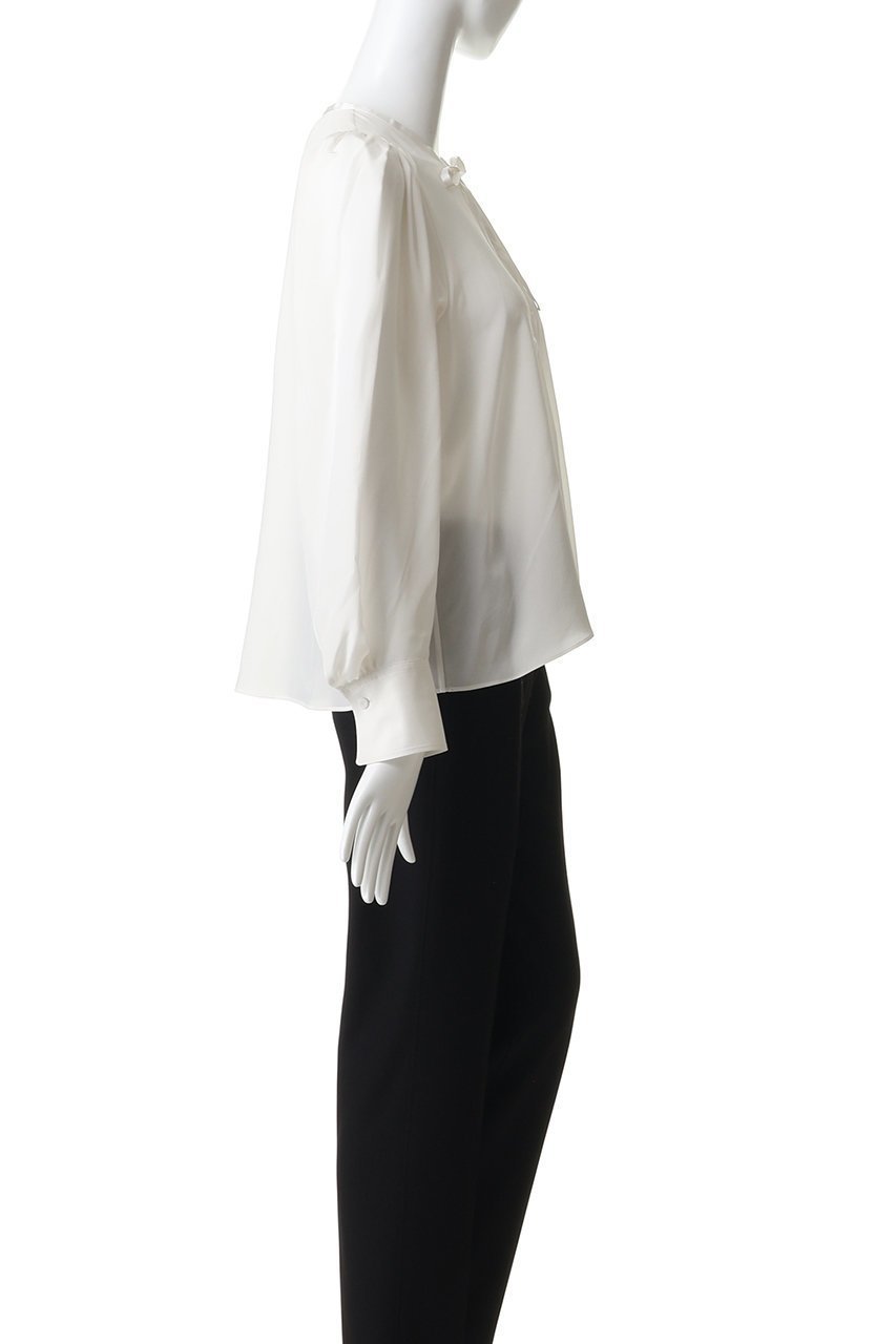 【その他のブランド/Other】の【CYCLAS】シルク ギャザーブラウス 人気、トレンドファッション・服の通販 founy(ファニー) 　ファッション　Fashion　レディースファッション　Fashion for Women　トップス・カットソー　Cut & Sew Tops　シャツ・ブラウス・オフィスカジュアル　Elegant Blouses & Button-Ups　おすすめ　Recommended / Our Picks　インナー　Innerwear　オケージョン　Occasion Wear　ギャザー　Gathered, Ruffled　クラシック　Classic, Timeless Style　コンパクト　Compact, Small Size　シルク　Silk, 100% Silk　ジャケット　Jacket, Outerwear　スリーブ　Sleeve, Long Sleeve / Short Sleeve　リボン　Ribbon, Bow　ロング　Long, Long-Length　ヴィンテージ　Vintage Style　エレガント 上品　Elegant　吸水　Absorbent, Quick-Dry　新作・新入荷　New Arrivals / New In　other-3|ID: prp329100004942663 ipo3291000000037096786