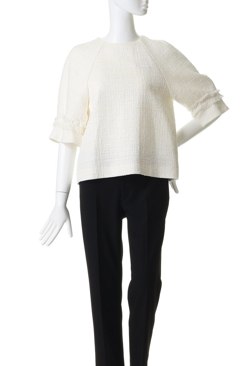 【その他のブランド/Other】の【CYCLAS】ツイード ブラウス 人気、トレンドファッション・服の通販 founy(ファニー) 　ファッション　Fashion　レディースファッション　Fashion for Women　トップス・カットソー　Cut & Sew Tops　シャツ・ブラウス・オフィスカジュアル　Elegant Blouses & Button-Ups　ショート　Short, Short Length　スパンコール　Sequins, Sequin Embellishment　スリーブ　Sleeve, Long Sleeve / Short Sleeve　セットアップ　Set-Up, Coordinated Outfit　ツイード　Twill, Twill Weave　新作・新入荷　New Arrivals / New In　other-2|ID: prp329100004942664 ipo3291000000037096791