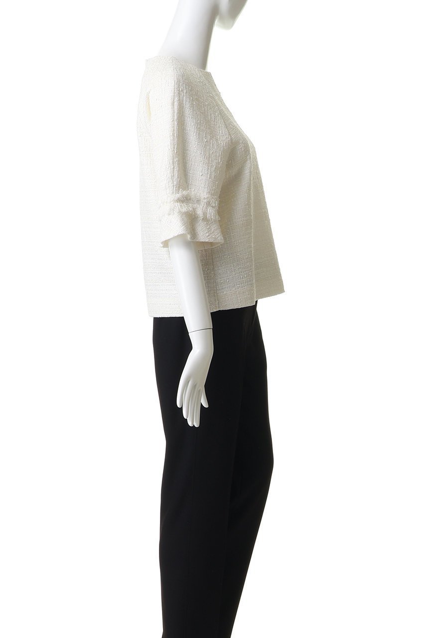 【その他のブランド/Other】の【CYCLAS】ツイード ブラウス 人気、トレンドファッション・服の通販 founy(ファニー) 　ファッション　Fashion　レディースファッション　Fashion for Women　トップス・カットソー　Cut & Sew Tops　シャツ・ブラウス・オフィスカジュアル　Elegant Blouses & Button-Ups　ショート　Short, Short Length　スパンコール　Sequins, Sequin Embellishment　スリーブ　Sleeve, Long Sleeve / Short Sleeve　セットアップ　Set-Up, Coordinated Outfit　ツイード　Twill, Twill Weave　新作・新入荷　New Arrivals / New In　other-3|ID: prp329100004942664 ipo3291000000037096792