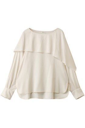 【ストラスブルゴ/STRASBURGO】 【CYCLAS】ケープ風 ブラウス人気、トレンドファッション・服の通販 founy(ファニー) ファッション Fashion レディースファッション Fashion for Women トップス・カットソー Cut & Sew Tops シャツ・ブラウス・オフィスカジュアル Elegant Blouses & Button-Ups アシンメトリー Asymmetrical Style シルク Silk, 100% Silk スカーフ Scarf, Neckwear スリーブ Sleeve, Long Sleeve / Short Sleeve バランス Balance, Style Balance ロング Long, Long-Length 新作・新入荷 New Arrivals / New In |ID:prp329100004942665