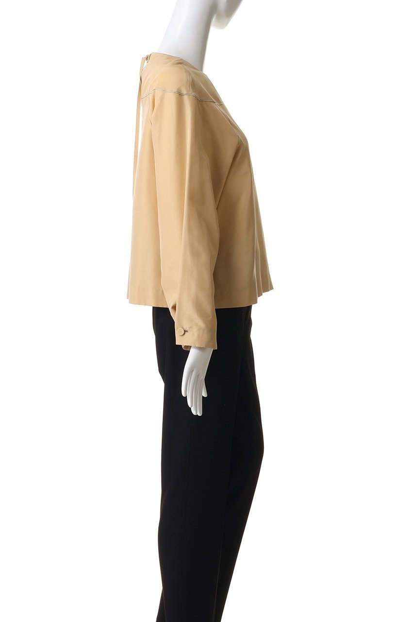 【その他のブランド/Other】の【CYCLAS】切り替えブラウス 人気、トレンドファッション・服の通販 founy(ファニー) 　ファッション　Fashion　レディースファッション　Fashion for Women　トップス・カットソー　Cut & Sew Tops　シャツ・ブラウス・オフィスカジュアル　Elegant Blouses & Button-Ups　おすすめ　Recommended / Our Picks　シルク　Silk, 100% Silk　シンプル　Simple, Minimal　スリーブ　Sleeve, Long Sleeve / Short Sleeve　セットアップ　Set-Up, Coordinated Outfit　ボックス　Boxy, Box Shape　ロング　Long, Long-Length　ワイド　Wide, Wide Fit　エレガント 上品　Elegant　新作・新入荷　New Arrivals / New In　other-3|ID: prp329100004942666 ipo3291000000037096806