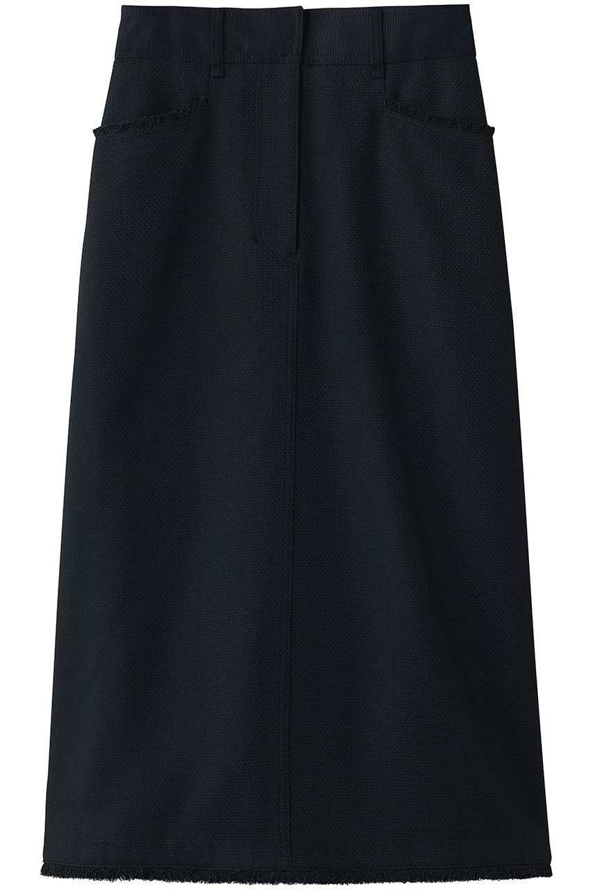 【その他のブランド/Other】の【CYCLAS】フリンジ付きスカート インテリア・キッズ・メンズ・レディースファッション・服の通販 founy(ファニー) 　ファッション　Fashion　レディースファッション　Fashion for Women　スカート　Skirts　ロングスカート　Long Skirts / Maxi & Midi Skirts　バスケット　Basket, Basket Bag　フリンジ　Fringe, Tassel　ブライト　Bright, Shiny　リブニット　Rib Knit, Ribbed Knit　ロング　Long, Long-Length　エレガント 上品　Elegant　新作・新入荷　New Arrivals / New In　ネイビー|ID: prp329100004942667 ipo3291000000037096812