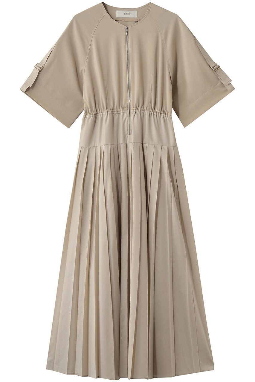 【その他のブランド/Other】の【CYCLAS】プリーツワンピース 人気、トレンドファッション・服の通販 founy(ファニー) 　ファッション　Fashion　レディースファッション　Fashion for Women　ワンピース　Dresses　チュニック　Tunic Tops & Dresses　タンブラー　Tumbler, Travel Mug　チュニック　Tunic, Long Top　ブロッキング　Color Blocking, Panel Design　プリーツ　Pleats, Pleated　ロング　Long, Long-Length　新作・新入荷　New Arrivals / New In　 other-1|ID: prp329100004942669 ipo3291000000037096824