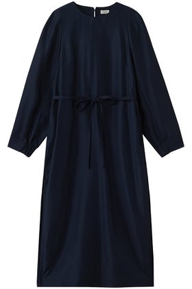 【ストラスブルゴ/STRASBURGO】の【CYCLAS】シルクコットン サイドプリーツワンピース 人気、トレンドファッション・服の通販 founy(ファニー) ファッション Fashion レディースファッション Fashion for Women ワンピース Dresses チュニック Tunic Tops & Dresses シルク Silk, 100% Silk シルケット Silket, Silky Cotton スリーブ Sleeve, Long Sleeve / Short Sleeve チュニック Tunic, Long Top リボン Ribbon, Bow ロング Long, Long-Length エレガント 上品 Elegant 新作・新入荷 New Arrivals / New In |ID:prp329100004942670