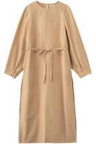 【その他のブランド/Other】の【CYCLAS】シルクコットン サイドプリーツワンピース 人気、トレンドファッション・服の通販 founy(ファニー) ファッション Fashion レディースファッション Fashion for Women ワンピース Dresses チュニック Tunic Tops & Dresses シルク Silk, 100% Silk シルケット Silket, Silky Cotton スリーブ Sleeve, Long Sleeve / Short Sleeve チュニック Tunic, Long Top リボン Ribbon, Bow ロング Long, Long-Length エレガント 上品 Elegant 新作・新入荷 New Arrivals / New In thumbnail シャンパン|ID: prp329100004942670 ipo3291000000037096835