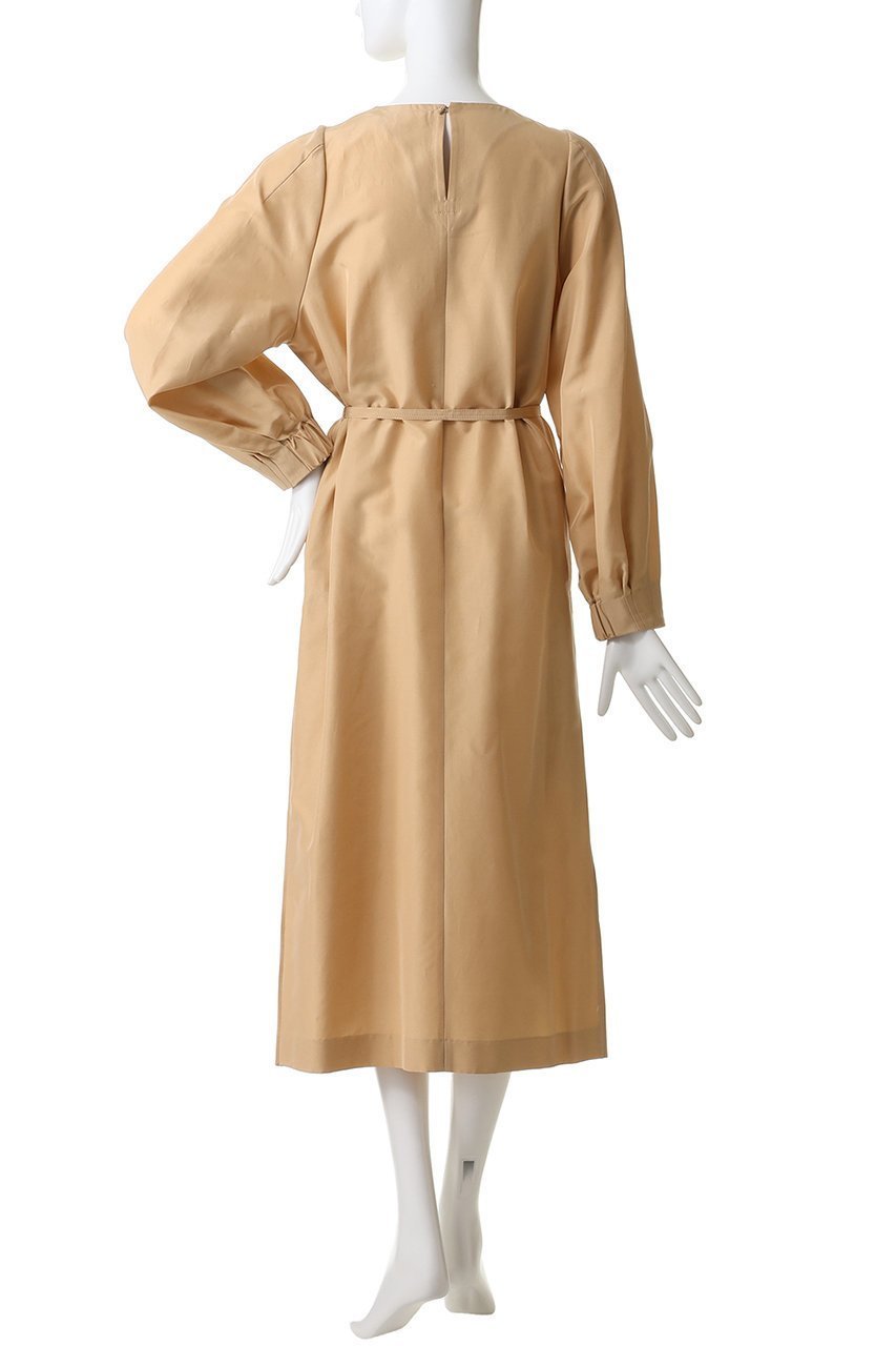 【その他のブランド/Other】の【CYCLAS】シルクコットン サイドプリーツワンピース 人気、トレンドファッション・服の通販 founy(ファニー) 　ファッション　Fashion　レディースファッション　Fashion for Women　ワンピース　Dresses　チュニック　Tunic Tops & Dresses　シルク　Silk, 100% Silk　シルケット　Silket, Silky Cotton　スリーブ　Sleeve, Long Sleeve / Short Sleeve　チュニック　Tunic, Long Top　リボン　Ribbon, Bow　ロング　Long, Long-Length　エレガント 上品　Elegant　新作・新入荷　New Arrivals / New In　other-4|ID: prp329100004942670 ipo3291000000037096838