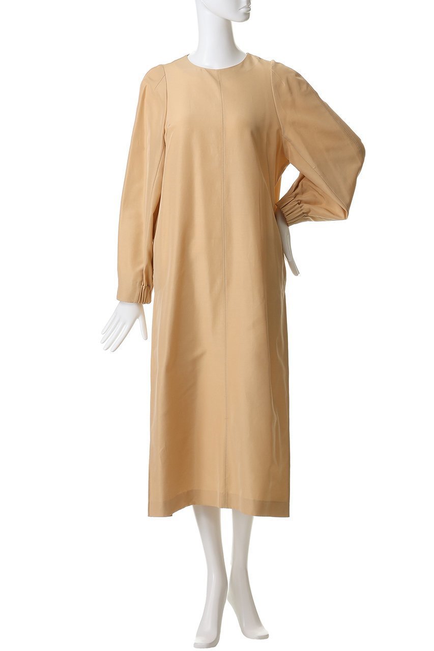 【その他のブランド/Other】の【CYCLAS】シルクコットン サイドプリーツワンピース 人気、トレンドファッション・服の通販 founy(ファニー) 　ファッション　Fashion　レディースファッション　Fashion for Women　ワンピース　Dresses　チュニック　Tunic Tops & Dresses　シルク　Silk, 100% Silk　シルケット　Silket, Silky Cotton　スリーブ　Sleeve, Long Sleeve / Short Sleeve　チュニック　Tunic, Long Top　リボン　Ribbon, Bow　ロング　Long, Long-Length　エレガント 上品　Elegant　新作・新入荷　New Arrivals / New In　other-6|ID: prp329100004942670 ipo3291000000037096840