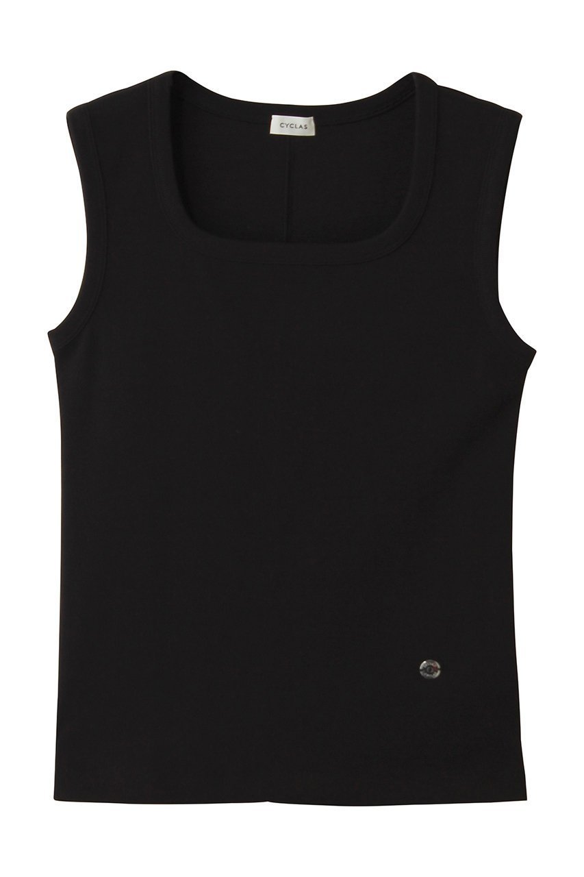 【その他のブランド/Other】の【CYCLAS】バックライン タンクトップ インテリア・キッズ・メンズ・レディースファッション・服の通販 founy(ファニー) 　ファッション　Fashion　レディースファッション　Fashion for Women　トップス・カットソー　Cut & Sew Tops　キャミソール&ノースリーブ　Camisoles & Sleeveless Tops　シャツ・ブラウス・オフィスカジュアル　Elegant Blouses & Button-Ups　ロングTシャツ・Tシャツ　Longline T-Shirts & Tees　カットソー・ベーシックTシャツ　Cut-and-Sewn Tops / Stretch Tees & Basics　なめらか　Smooth, Silky Texture　インナー　Innerwear　キャミソール　Camisole, Spaghetti Strap Top　シンプル　Simple, Minimal　ジャケット　Jacket, Outerwear　スマート　Smart, Elegant　タンク　Tank Top, Sleeveless Top　モダン　Modern, Contemporary　新作・新入荷　New Arrivals / New In　ブラック|ID: prp329100004942671 ipo3291000000037096843