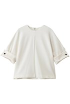 【その他のブランド/Other】の【CYCLAS】ポンチ ボタンカットソー 人気、トレンドファッション・服の通販 founy(ファニー) ファッション Fashion レディースファッション Fashion for Women トップス・カットソー Cut & Sew Tops シャツ・ブラウス・オフィスカジュアル Elegant Blouses & Button-Ups ロングTシャツ・Tシャツ Longline T-Shirts & Tees カットソー・ベーシックTシャツ Cut-and-Sewn Tops / Stretch Tees & Basics なめらか Smooth, Silky Texture カットソー Cut and Sewn Top カフス Cuff Design ショート Short, Short Length ストレッチ Stretch, Stretchy Fabric スリーブ Sleeve, Long Sleeve / Short Sleeve タイトスカート Pencil Skirt, Tight Skirt ダブル Double, Double-Breasted モダン Modern, Contemporary ワイド Wide, Wide Fit 新作・新入荷 New Arrivals / New In thumbnail ホワイト|ID: prp329100004942672 ipo3291000000037096849