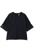 【その他のブランド/Other】の【CYCLAS】ポンチ ボタンカットソー 人気、トレンドファッション・服の通販 founy(ファニー) ファッション Fashion レディースファッション Fashion for Women トップス・カットソー Cut & Sew Tops シャツ・ブラウス・オフィスカジュアル Elegant Blouses & Button-Ups ロングTシャツ・Tシャツ Longline T-Shirts & Tees カットソー・ベーシックTシャツ Cut-and-Sewn Tops / Stretch Tees & Basics なめらか Smooth, Silky Texture カットソー Cut and Sewn Top カフス Cuff Design ショート Short, Short Length ストレッチ Stretch, Stretchy Fabric スリーブ Sleeve, Long Sleeve / Short Sleeve タイトスカート Pencil Skirt, Tight Skirt ダブル Double, Double-Breasted モダン Modern, Contemporary ワイド Wide, Wide Fit 新作・新入荷 New Arrivals / New In thumbnail ネイビー|ID: prp329100004942672 ipo3291000000037096850