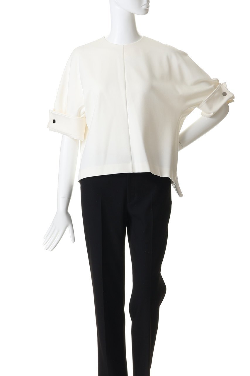 【その他のブランド/Other】の【CYCLAS】ポンチ ボタンカットソー 人気、トレンドファッション・服の通販 founy(ファニー) 　ファッション　Fashion　レディースファッション　Fashion for Women　トップス・カットソー　Cut & Sew Tops　シャツ・ブラウス・オフィスカジュアル　Elegant Blouses & Button-Ups　ロングTシャツ・Tシャツ　Longline T-Shirts & Tees　カットソー・ベーシックTシャツ　Cut-and-Sewn Tops / Stretch Tees & Basics　なめらか　Smooth, Silky Texture　カットソー　Cut and Sewn Top　カフス　Cuff Design　ショート　Short, Short Length　ストレッチ　Stretch, Stretchy Fabric　スリーブ　Sleeve, Long Sleeve / Short Sleeve　タイトスカート　Pencil Skirt, Tight Skirt　ダブル　Double, Double-Breasted　モダン　Modern, Contemporary　ワイド　Wide, Wide Fit　新作・新入荷　New Arrivals / New In　other-2|ID: prp329100004942672 ipo3291000000037096851