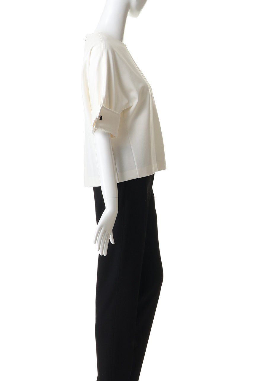 【その他のブランド/Other】の【CYCLAS】ポンチ ボタンカットソー 人気、トレンドファッション・服の通販 founy(ファニー) 　ファッション　Fashion　レディースファッション　Fashion for Women　トップス・カットソー　Cut & Sew Tops　シャツ・ブラウス・オフィスカジュアル　Elegant Blouses & Button-Ups　ロングTシャツ・Tシャツ　Longline T-Shirts & Tees　カットソー・ベーシックTシャツ　Cut-and-Sewn Tops / Stretch Tees & Basics　なめらか　Smooth, Silky Texture　カットソー　Cut and Sewn Top　カフス　Cuff Design　ショート　Short, Short Length　ストレッチ　Stretch, Stretchy Fabric　スリーブ　Sleeve, Long Sleeve / Short Sleeve　タイトスカート　Pencil Skirt, Tight Skirt　ダブル　Double, Double-Breasted　モダン　Modern, Contemporary　ワイド　Wide, Wide Fit　新作・新入荷　New Arrivals / New In　other-3|ID: prp329100004942672 ipo3291000000037096852