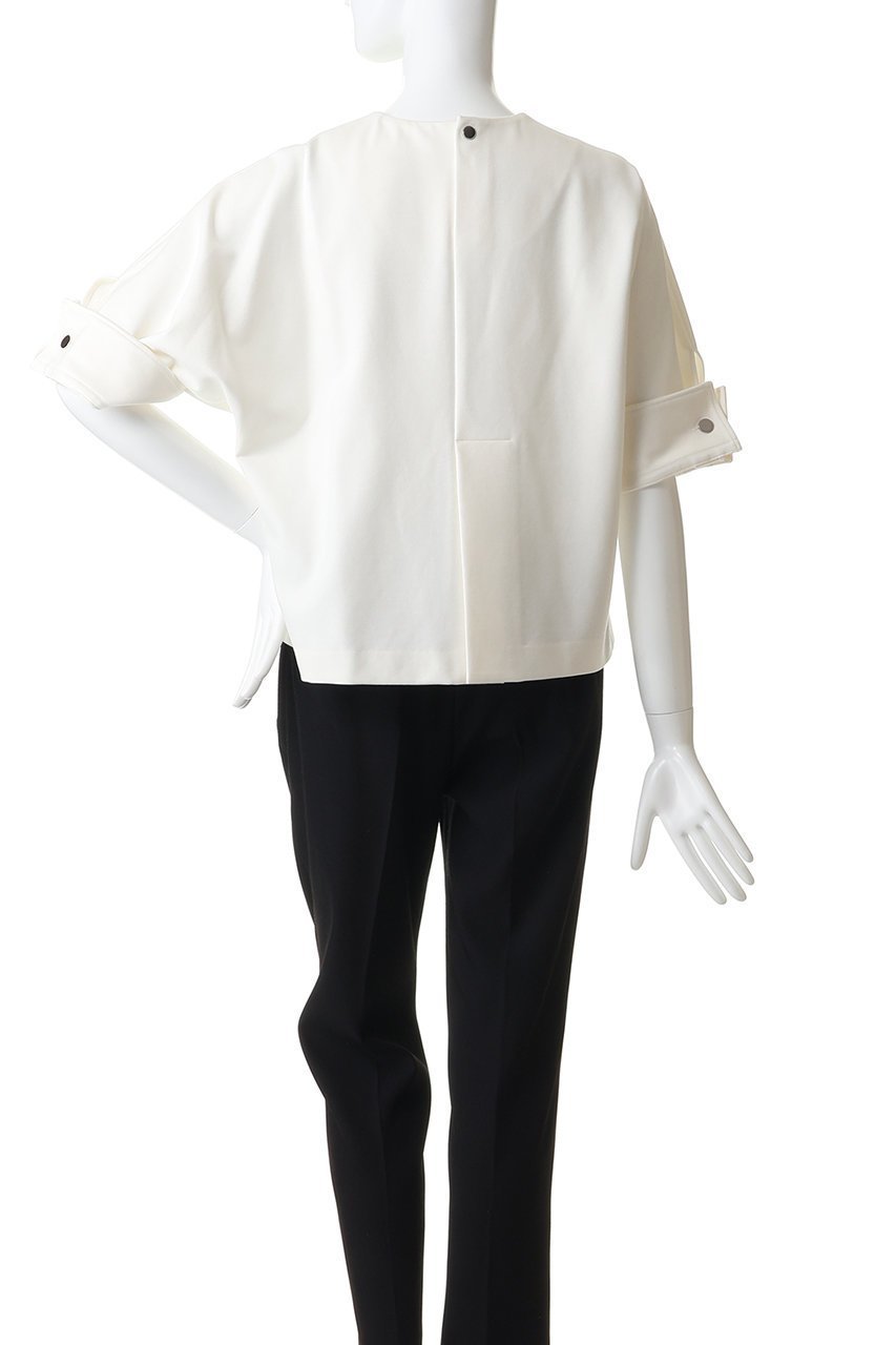 【その他のブランド/Other】の【CYCLAS】ポンチ ボタンカットソー 人気、トレンドファッション・服の通販 founy(ファニー) 　ファッション　Fashion　レディースファッション　Fashion for Women　トップス・カットソー　Cut & Sew Tops　シャツ・ブラウス・オフィスカジュアル　Elegant Blouses & Button-Ups　ロングTシャツ・Tシャツ　Longline T-Shirts & Tees　カットソー・ベーシックTシャツ　Cut-and-Sewn Tops / Stretch Tees & Basics　なめらか　Smooth, Silky Texture　カットソー　Cut and Sewn Top　カフス　Cuff Design　ショート　Short, Short Length　ストレッチ　Stretch, Stretchy Fabric　スリーブ　Sleeve, Long Sleeve / Short Sleeve　タイトスカート　Pencil Skirt, Tight Skirt　ダブル　Double, Double-Breasted　モダン　Modern, Contemporary　ワイド　Wide, Wide Fit　新作・新入荷　New Arrivals / New In　other-4|ID: prp329100004942672 ipo3291000000037096853