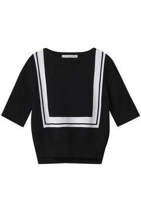 【ストラスブルゴ/STRASBURGO】の【CYCLAS】半袖デザインニット 人気、トレンドファッション・服の通販 founy(ファニー) ファッション Fashion レディースファッション Fashion for Women トップス・カットソー Cut & Sew Tops ニット Knit Tops & Sweaters カジュアルプルオーバー・ニットトップス Pullovers & Knit Tops / Casual Pullovers バランス Balance, Style Balance フォルム Silhouette, Form モダン Modern, Contemporary 半袖 Short Sleeve, Half Sleeve 新作・新入荷 New Arrivals / New In ビジネス 仕事 通勤 Business / Work / Commuting |ID:prp329100004942675