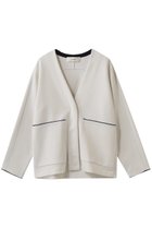 【その他のブランド/Other】の【CYCLAS】ニットジャケット 人気、トレンドファッション・服の通販 founy(ファニー) ファッション Fashion レディースファッション Fashion for Women インナー Innerwear カーディガン Cardigan, Knitwear ショルダー Shoulder, Shoulder Strap シルク Silk, 100% Silk シルケット Silket, Silky Cotton ジャケット Jacket, Outerwear ストレッチ Stretch, Stretchy Fabric ポケット Pocket, Pocket Detail ミドル Middle Length, Mid Height ミラノリブ Milano Rib, Milano Stitch 新作・新入荷 New Arrivals / New In thumbnail ホワイト|ID: prp329100004942677 ipo3291000000037096884