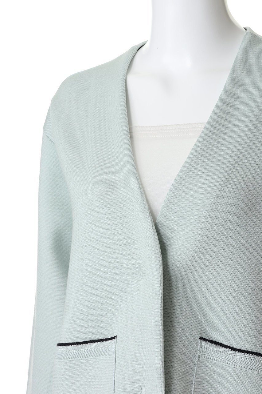 【その他のブランド/Other】の【CYCLAS】ニットジャケット 人気、トレンドファッション・服の通販 founy(ファニー) 　ファッション　Fashion　レディースファッション　Fashion for Women　インナー　Innerwear　カーディガン　Cardigan, Knitwear　ショルダー　Shoulder, Shoulder Strap　シルク　Silk, 100% Silk　シルケット　Silket, Silky Cotton　ジャケット　Jacket, Outerwear　ストレッチ　Stretch, Stretchy Fabric　ポケット　Pocket, Pocket Detail　ミドル　Middle Length, Mid Height　ミラノリブ　Milano Rib, Milano Stitch　新作・新入荷　New Arrivals / New In　other-6|ID: prp329100004942677 ipo3291000000037096891