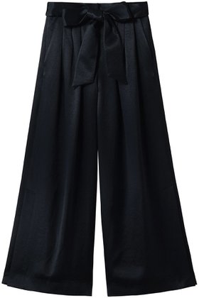 【ストラスブルゴ/STRASBURGO】の【CYCLAS】バックサテン ワイドパンツ 人気、トレンドファッション・服の通販 founy(ファニー) ファッション Fashion レディースファッション Fashion for Women パンツ Pants & Trousers バッグ Bags なめらか Smooth, Silky Texture エレガント 上品 Elegant サテン Satin, Glossy Fabric ドレープ Drape, Draping Fabric リボン Ribbon, Bow ワイド Wide, Wide Fit 新作・新入荷 New Arrivals / New In |ID:prp329100004942679