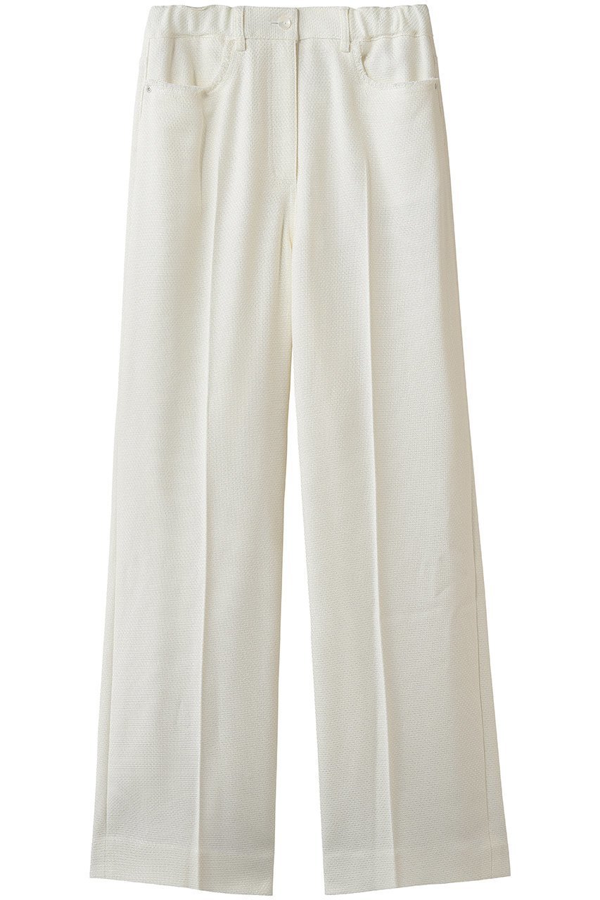 【その他のブランド/Other】の【CYCLAS】フリンジ付きパンツ インテリア・キッズ・メンズ・レディースファッション・服の通販 founy(ファニー) 　ファッション　Fashion　レディースファッション　Fashion for Women　パンツ　Pants & Trousers　シルバー　Silver, Metallic Silver　ストレート　Straight, Straight Cut　センター　Center, Center Line　デニム　Denim, Jeans Material　バスケット　Basket, Basket Bag　フィット　Fit, Slim Fit　フリンジ　Fringe, Tassel　ブライト　Bright, Shiny　ポケット　Pocket, Pocket Detail　新作・新入荷　New Arrivals / New In　ホワイト|ID: prp329100004942680 ipo3291000000037096908