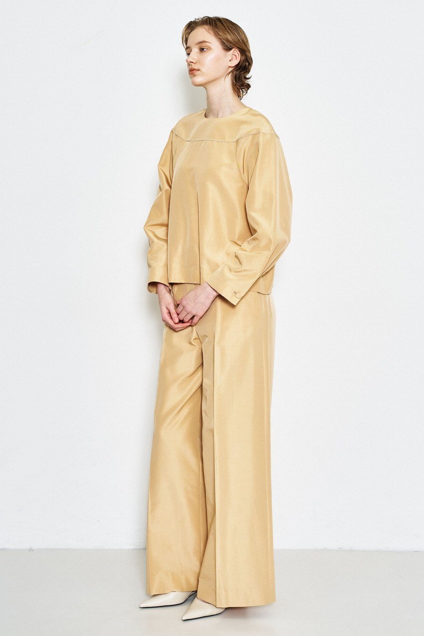 【その他のブランド/Other】の【CYCLAS】バックゴムワイドパンツ 人気、トレンドファッション・服の通販 founy(ファニー) 　ファッション　Fashion　レディースファッション　Fashion for Women　パンツ　Pants & Trousers　バッグ　Bags　おすすめ　Recommended / Our Picks　シルク　Silk, 100% Silk　シルケット　Silket, Silky Cotton　セットアップ　Set-Up, Coordinated Outfit　ポケット　Pocket, Pocket Detail　ワイド　Wide, Wide Fit　エレガント 上品　Elegant　新作・新入荷　New Arrivals / New In　other-7|ID: prp329100004942681 ipo3291000000037096922