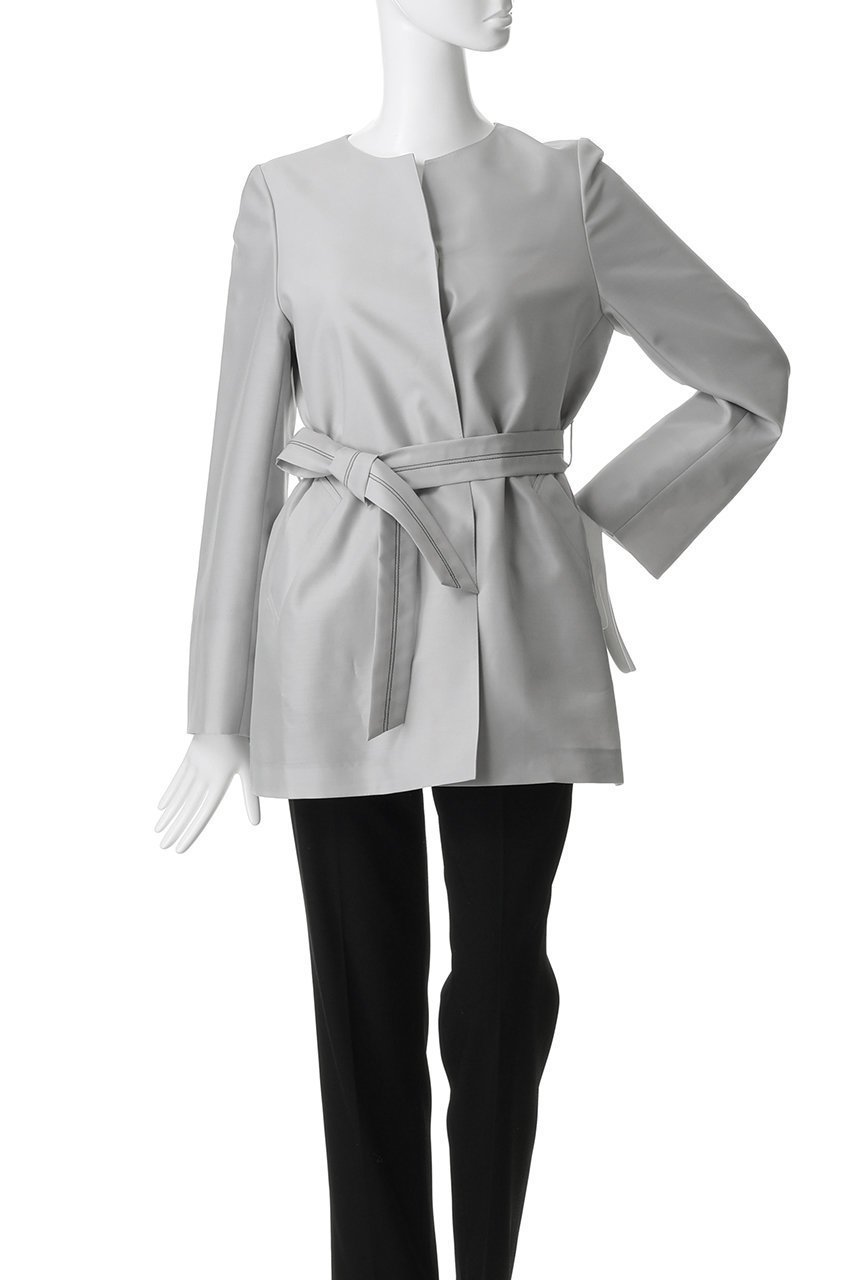 【その他のブランド/Other】の【CYCLAS】ウールシルクジャケット 人気、トレンドファッション・服の通販 founy(ファニー) 　ファッション　Fashion　レディースファッション　Fashion for Women　アウター　Coat / Outerwear Collection　コート・ロングコート・ピーコート　Long Coats, Peacoats & More　レディースジャケット・軽アウター　Jackets　ショート　Short, Short Length　シルク　Silk, 100% Silk　タフタ　Taffeta, Structured Fabric　フォルム　Silhouette, Form　ループ　Loop, Loop Knit　新作・新入荷　New Arrivals / New In　other-2|ID: prp329100004942683 ipo3291000000037096933