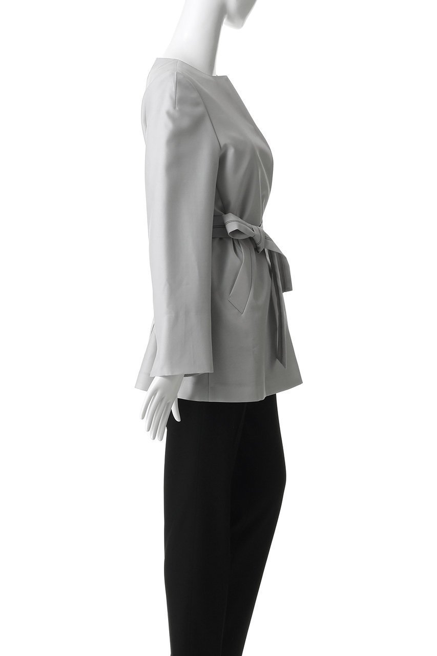 【その他のブランド/Other】の【CYCLAS】ウールシルクジャケット 人気、トレンドファッション・服の通販 founy(ファニー) 　ファッション　Fashion　レディースファッション　Fashion for Women　アウター　Coat / Outerwear Collection　コート・ロングコート・ピーコート　Long Coats, Peacoats & More　レディースジャケット・軽アウター　Jackets　ショート　Short, Short Length　シルク　Silk, 100% Silk　タフタ　Taffeta, Structured Fabric　フォルム　Silhouette, Form　ループ　Loop, Loop Knit　新作・新入荷　New Arrivals / New In　other-3|ID: prp329100004942683 ipo3291000000037096934