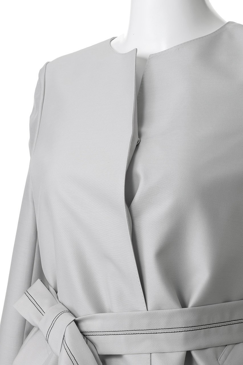 【その他のブランド/Other】の【CYCLAS】ウールシルクジャケット 人気、トレンドファッション・服の通販 founy(ファニー) 　ファッション　Fashion　レディースファッション　Fashion for Women　アウター　Coat / Outerwear Collection　コート・ロングコート・ピーコート　Long Coats, Peacoats & More　レディースジャケット・軽アウター　Jackets　ショート　Short, Short Length　シルク　Silk, 100% Silk　タフタ　Taffeta, Structured Fabric　フォルム　Silhouette, Form　ループ　Loop, Loop Knit　新作・新入荷　New Arrivals / New In　other-5|ID: prp329100004942683 ipo3291000000037096936