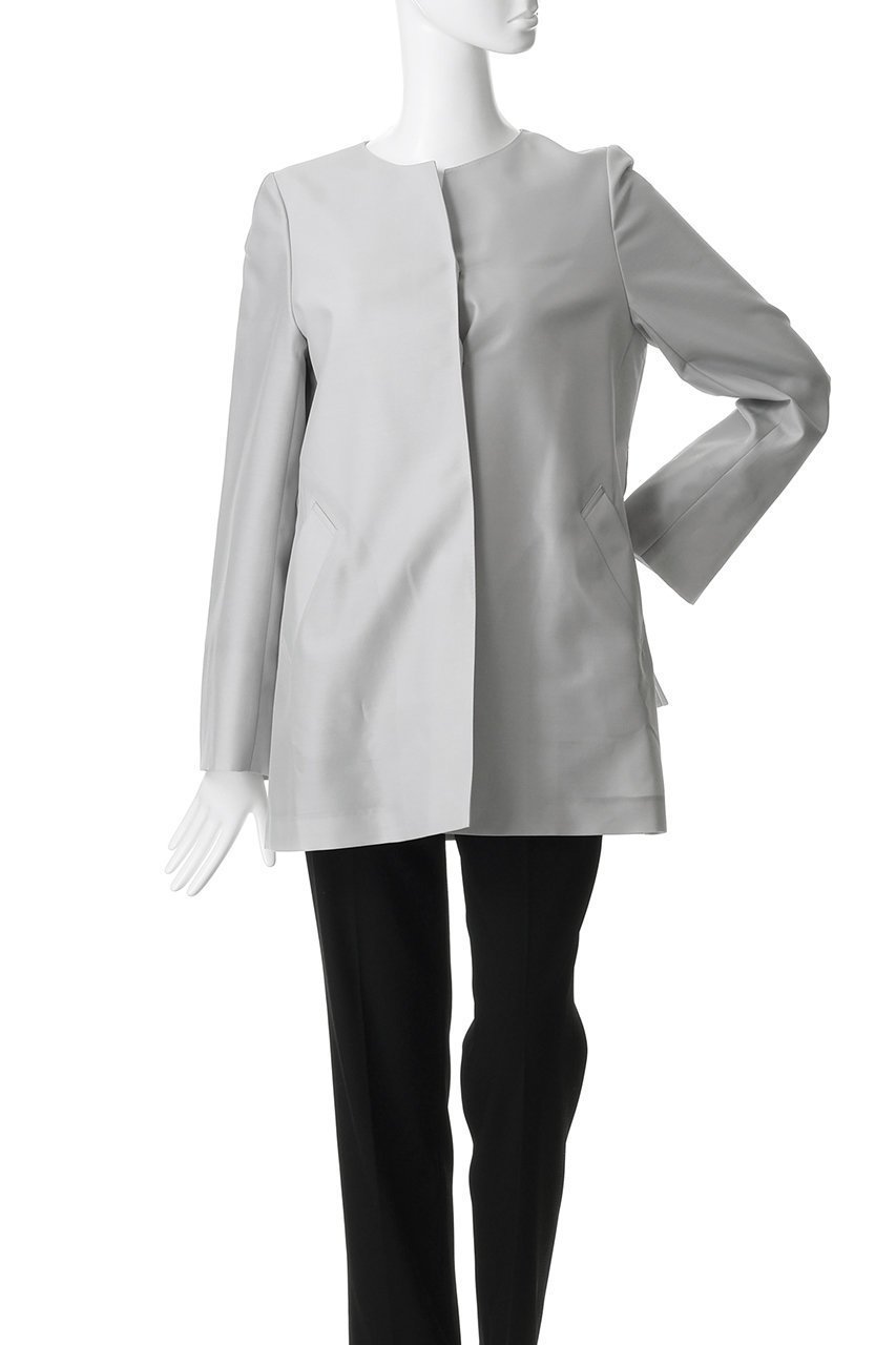 【その他のブランド/Other】の【CYCLAS】ウールシルクジャケット 人気、トレンドファッション・服の通販 founy(ファニー) 　ファッション　Fashion　レディースファッション　Fashion for Women　アウター　Coat / Outerwear Collection　コート・ロングコート・ピーコート　Long Coats, Peacoats & More　レディースジャケット・軽アウター　Jackets　ショート　Short, Short Length　シルク　Silk, 100% Silk　タフタ　Taffeta, Structured Fabric　フォルム　Silhouette, Form　ループ　Loop, Loop Knit　新作・新入荷　New Arrivals / New In　other-7|ID: prp329100004942683 ipo3291000000037096938