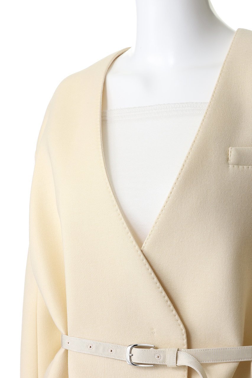 【その他のブランド/Other】の【CYCLAS】ベルト付き ボンディングジャケット 人気、トレンドファッション・服の通販 founy(ファニー) 　ファッション　Fashion　レディースファッション　Fashion for Women　アウター　Coat / Outerwear Collection　コート・ロングコート・ピーコート　Long Coats, Peacoats & More　レディースジャケット・軽アウター　Jackets　ベルト&ウエストマーク　Belts & Waist Accessories　おすすめ　Recommended / Our Picks　エレガント 上品　Elegant　ショート　Short, Short Length　シンプル　Simple, Minimal　ジャケット　Jacket, Outerwear　ボンディング　Bonding, Bonded Fabric　新作・新入荷　New Arrivals / New In　other-5|ID: prp329100004942684 ipo3291000000037096947