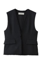 【その他のブランド/Other】の【CYCLAS】フリンジ付きジレ 人気、トレンドファッション・服の通販 founy(ファニー) ファッション Fashion レディースファッション Fashion for Women アウター Coat / Outerwear Collection レディースジャケット・軽アウター Jackets インナー Innerwear コンパクト Compact, Small Size シェイプ Shape, Slim Fit シンプル Simple, Minimal ジャケット Jacket, Outerwear ノースリーブ Sleeveless, No-Sleeve バスケット Basket, Basket Bag フリンジ Fringe, Tassel フロント Front, Front Design ブライト Bright, Shiny ベスト Vest, Waistcoat ポケット Pocket, Pocket Detail マニッシュ Mannish, Boyish エレガント 上品 Elegant 新作・新入荷 New Arrivals / New In thumbnail ネイビー|ID: prp329100004942685 ipo3291000000037096953