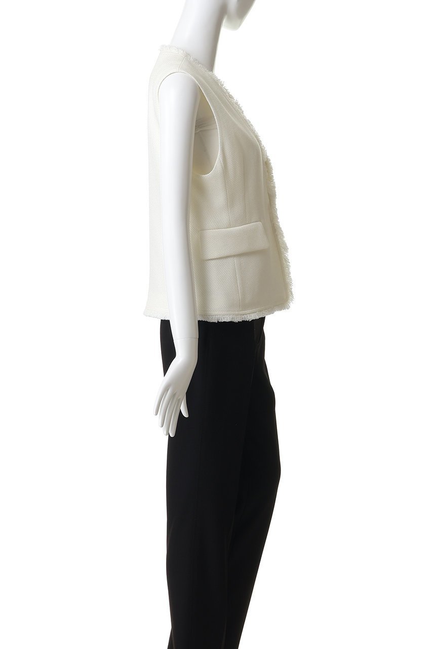 【その他のブランド/Other】の【CYCLAS】フリンジ付きジレ 人気、トレンドファッション・服の通販 founy(ファニー) 　ファッション　Fashion　レディースファッション　Fashion for Women　アウター　Coat / Outerwear Collection　レディースジャケット・軽アウター　Jackets　インナー　Innerwear　コンパクト　Compact, Small Size　シェイプ　Shape, Slim Fit　シンプル　Simple, Minimal　ジャケット　Jacket, Outerwear　ノースリーブ　Sleeveless, No-Sleeve　バスケット　Basket, Basket Bag　フリンジ　Fringe, Tassel　フロント　Front, Front Design　ブライト　Bright, Shiny　ベスト　Vest, Waistcoat　ポケット　Pocket, Pocket Detail　マニッシュ　Mannish, Boyish　エレガント 上品　Elegant　新作・新入荷　New Arrivals / New In　other-3|ID: prp329100004942685 ipo3291000000037096955