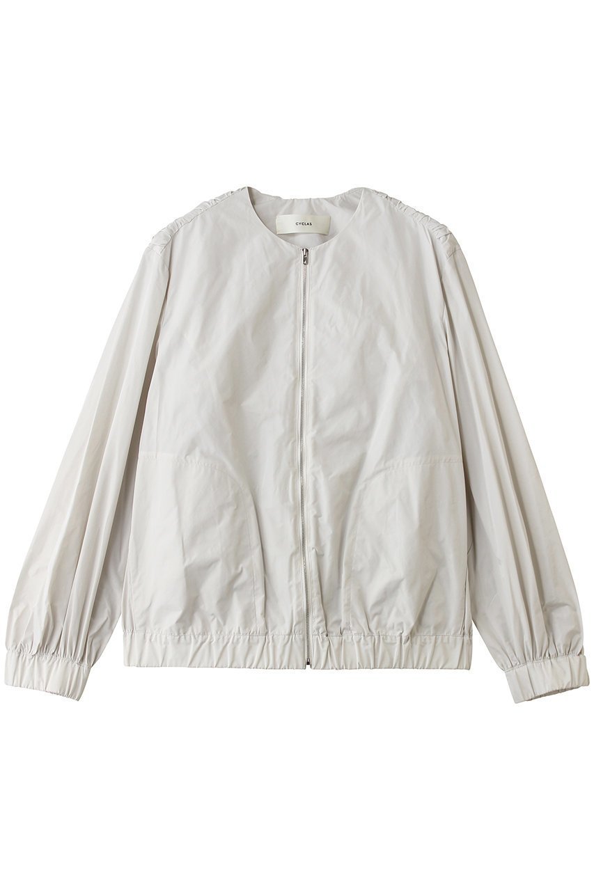 【その他のブランド/Other】の【CYCLAS】ショルダーギャザー ブルゾン インテリア・キッズ・メンズ・レディースファッション・服の通販 founy(ファニー) 　ファッション　Fashion　レディースファッション　Fashion for Women　アウター　Coat / Outerwear Collection　レディースジャケット・軽アウター　Jackets　ブルゾンジャケット・スポーティアウター　Blouson Jackets　ギャザー　Gathered, Ruffled　コンパクト　Compact, Small Size　ショルダー　Shoulder, Shoulder Strap　ジャケット　Jacket, Outerwear　バランス　Balance, Style Balance　フォルム　Silhouette, Form　ブルゾン　Blouson, Bomber Jacket　マニッシュ　Mannish, Boyish　ワイド　Wide, Wide Fit　新作・新入荷　New Arrivals / New In　オフホワイト|ID: prp329100004942686 ipo3291000000037096961