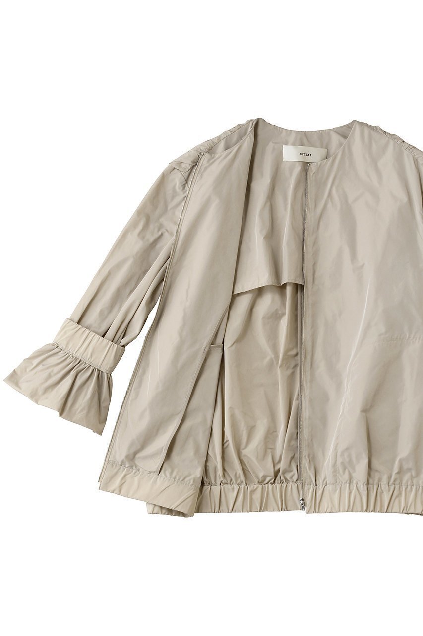 【その他のブランド/Other】の【CYCLAS】ショルダーギャザー ブルゾン 人気、トレンドファッション・服の通販 founy(ファニー) 　ファッション　Fashion　レディースファッション　Fashion for Women　アウター　Coat / Outerwear Collection　レディースジャケット・軽アウター　Jackets　ブルゾンジャケット・スポーティアウター　Blouson Jackets　ギャザー　Gathered, Ruffled　コンパクト　Compact, Small Size　ショルダー　Shoulder, Shoulder Strap　ジャケット　Jacket, Outerwear　バランス　Balance, Style Balance　フォルム　Silhouette, Form　ブルゾン　Blouson, Bomber Jacket　マニッシュ　Mannish, Boyish　ワイド　Wide, Wide Fit　新作・新入荷　New Arrivals / New In　other-6|ID: prp329100004942686 ipo3291000000037096967