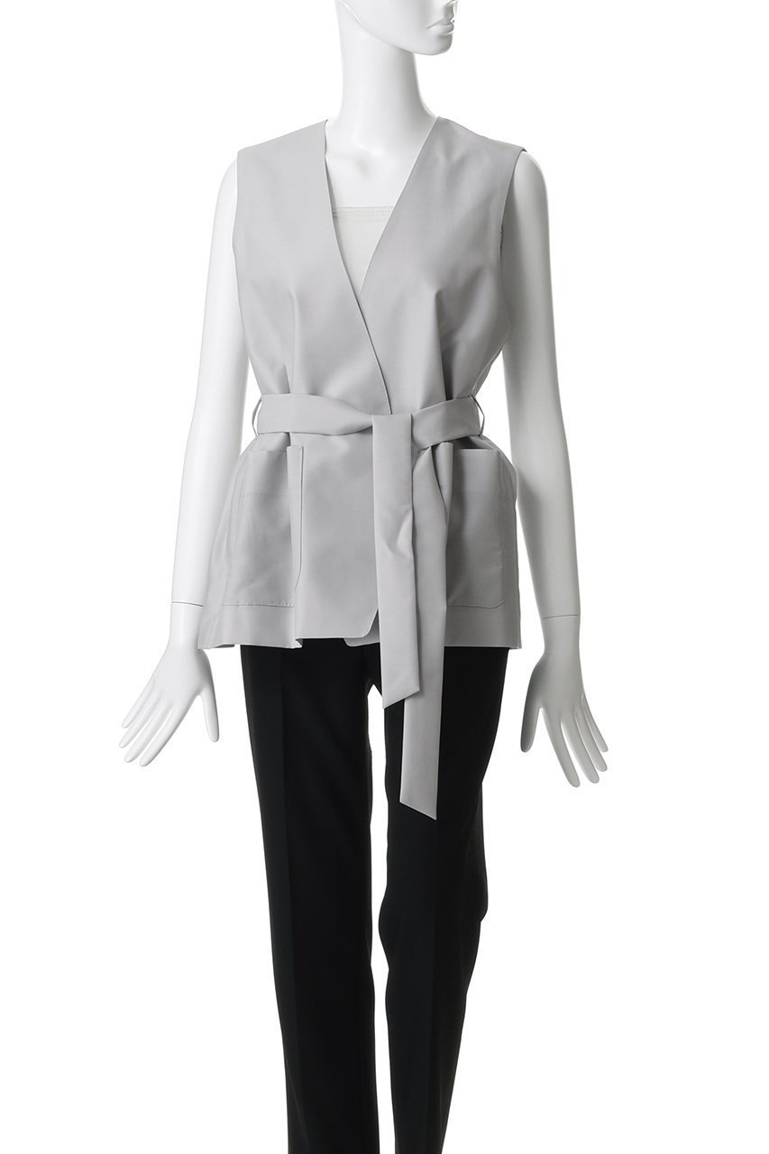 【その他のブランド/Other】の【CYCLAS】ウールシルク ジレ 人気、トレンドファッション・服の通販 founy(ファニー) 　ファッション　Fashion　レディースファッション　Fashion for Women　アウター　Coat / Outerwear Collection　レディースジャケット・軽アウター　Jackets　シルク　Silk, 100% Silk　シンプル　Simple, Minimal　ジャケット　Jacket, Outerwear　タフタ　Taffeta, Structured Fabric　フォルム　Silhouette, Form　ベスト　Vest, Waistcoat　ループ　Loop, Loop Knit　新作・新入荷　New Arrivals / New In　other-2|ID: prp329100004942687 ipo3291000000037096972