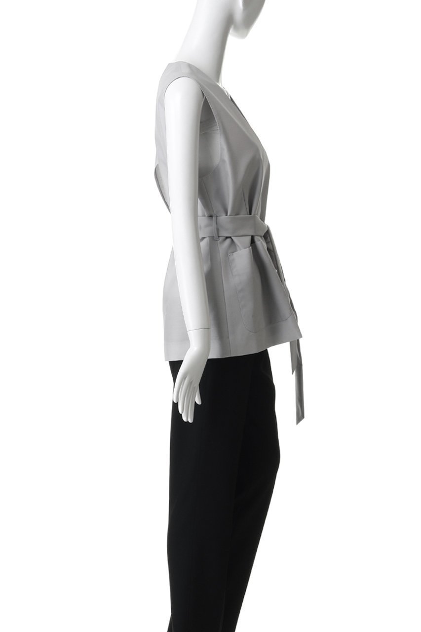 【その他のブランド/Other】の【CYCLAS】ウールシルク ジレ 人気、トレンドファッション・服の通販 founy(ファニー) 　ファッション　Fashion　レディースファッション　Fashion for Women　アウター　Coat / Outerwear Collection　レディースジャケット・軽アウター　Jackets　シルク　Silk, 100% Silk　シンプル　Simple, Minimal　ジャケット　Jacket, Outerwear　タフタ　Taffeta, Structured Fabric　フォルム　Silhouette, Form　ベスト　Vest, Waistcoat　ループ　Loop, Loop Knit　新作・新入荷　New Arrivals / New In　other-3|ID: prp329100004942687 ipo3291000000037096973