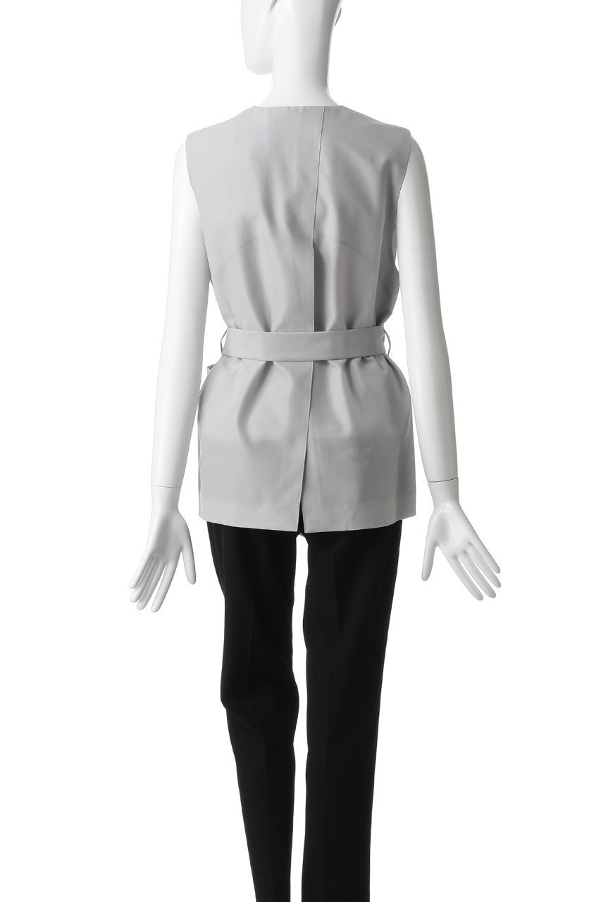 【その他のブランド/Other】の【CYCLAS】ウールシルク ジレ 人気、トレンドファッション・服の通販 founy(ファニー) 　ファッション　Fashion　レディースファッション　Fashion for Women　アウター　Coat / Outerwear Collection　レディースジャケット・軽アウター　Jackets　シルク　Silk, 100% Silk　シンプル　Simple, Minimal　ジャケット　Jacket, Outerwear　タフタ　Taffeta, Structured Fabric　フォルム　Silhouette, Form　ベスト　Vest, Waistcoat　ループ　Loop, Loop Knit　新作・新入荷　New Arrivals / New In　other-4|ID: prp329100004942687 ipo3291000000037096974