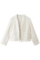 【その他のブランド/Other】の【CYCLAS】Vネック ツイードジャケット 人気、トレンドファッション・服の通販 founy(ファニー) ファッション Fashion レディースファッション Fashion for Women アウター Coat / Outerwear Collection レディースジャケット・軽アウター Jackets おすすめ Recommended / Our Picks イタリア Italy オケージョン Occasion Wear コンパクト Compact, Small Size ジャケット Jacket, Outerwear セットアップ Set-Up, Coordinated Outfit ダウン Down, Puffer ツイード Twill, Twill Weave デニム Denim, Jeans Material トリミング Trimming, Decorative Edge バイアス Bias, Diagonal Cut ボックス Boxy, Box Shape ポケット Pocket, Pocket Detail 新作・新入荷 New Arrivals / New In thumbnail オフホワイト|ID: prp329100004942688 ipo3291000000037096979