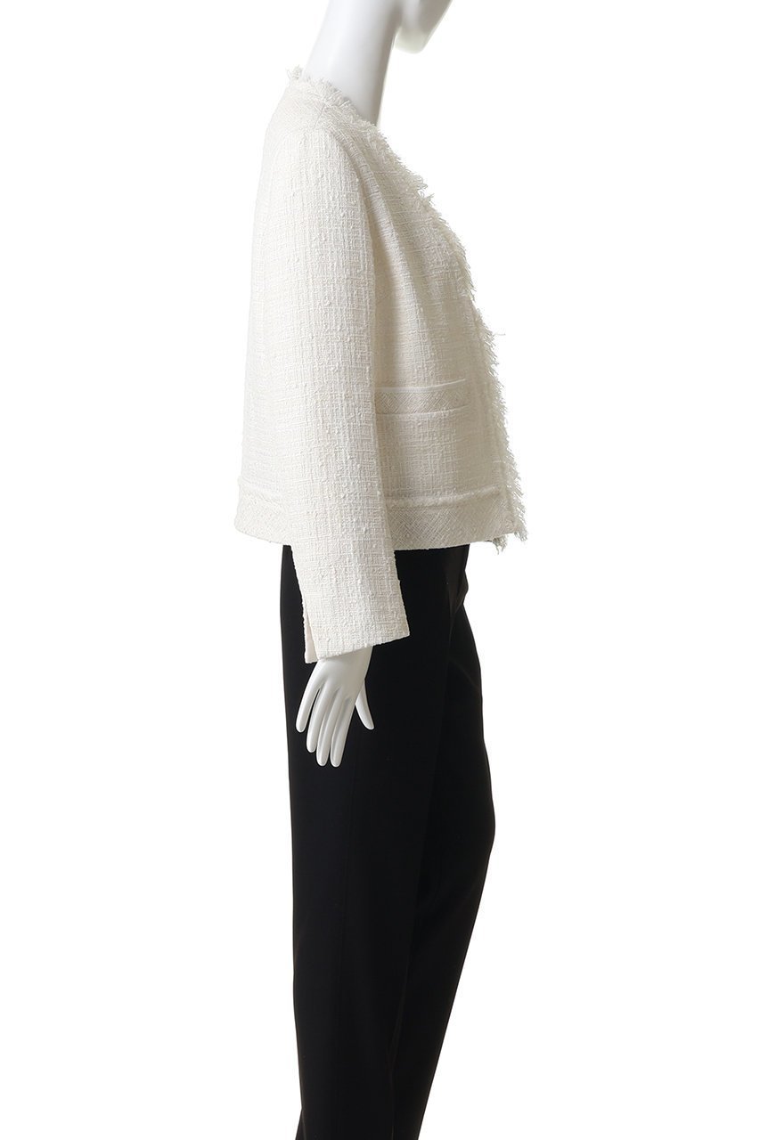 【その他のブランド/Other】の【CYCLAS】Vネック ツイードジャケット 人気、トレンドファッション・服の通販 founy(ファニー) 　ファッション　Fashion　レディースファッション　Fashion for Women　アウター　Coat / Outerwear Collection　レディースジャケット・軽アウター　Jackets　おすすめ　Recommended / Our Picks　イタリア　Italy　オケージョン　Occasion Wear　コンパクト　Compact, Small Size　ジャケット　Jacket, Outerwear　セットアップ　Set-Up, Coordinated Outfit　ダウン　Down, Puffer　ツイード　Twill, Twill Weave　デニム　Denim, Jeans Material　トリミング　Trimming, Decorative Edge　バイアス　Bias, Diagonal Cut　ボックス　Boxy, Box Shape　ポケット　Pocket, Pocket Detail　新作・新入荷　New Arrivals / New In　other-3|ID: prp329100004942688 ipo3291000000037096981