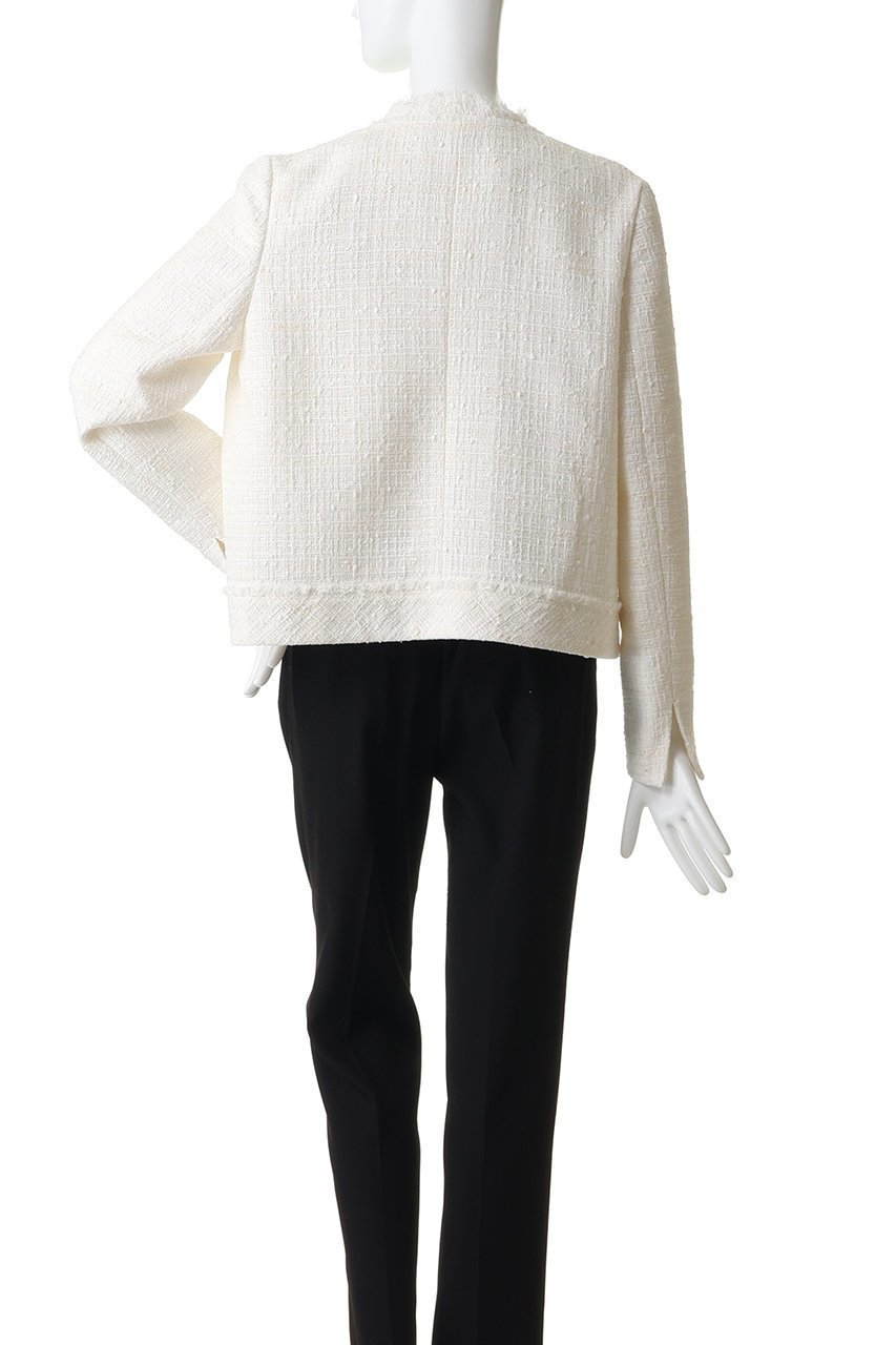 【その他のブランド/Other】の【CYCLAS】Vネック ツイードジャケット 人気、トレンドファッション・服の通販 founy(ファニー) 　ファッション　Fashion　レディースファッション　Fashion for Women　アウター　Coat / Outerwear Collection　レディースジャケット・軽アウター　Jackets　おすすめ　Recommended / Our Picks　イタリア　Italy　オケージョン　Occasion Wear　コンパクト　Compact, Small Size　ジャケット　Jacket, Outerwear　セットアップ　Set-Up, Coordinated Outfit　ダウン　Down, Puffer　ツイード　Twill, Twill Weave　デニム　Denim, Jeans Material　トリミング　Trimming, Decorative Edge　バイアス　Bias, Diagonal Cut　ボックス　Boxy, Box Shape　ポケット　Pocket, Pocket Detail　新作・新入荷　New Arrivals / New In　other-4|ID: prp329100004942688 ipo3291000000037096982